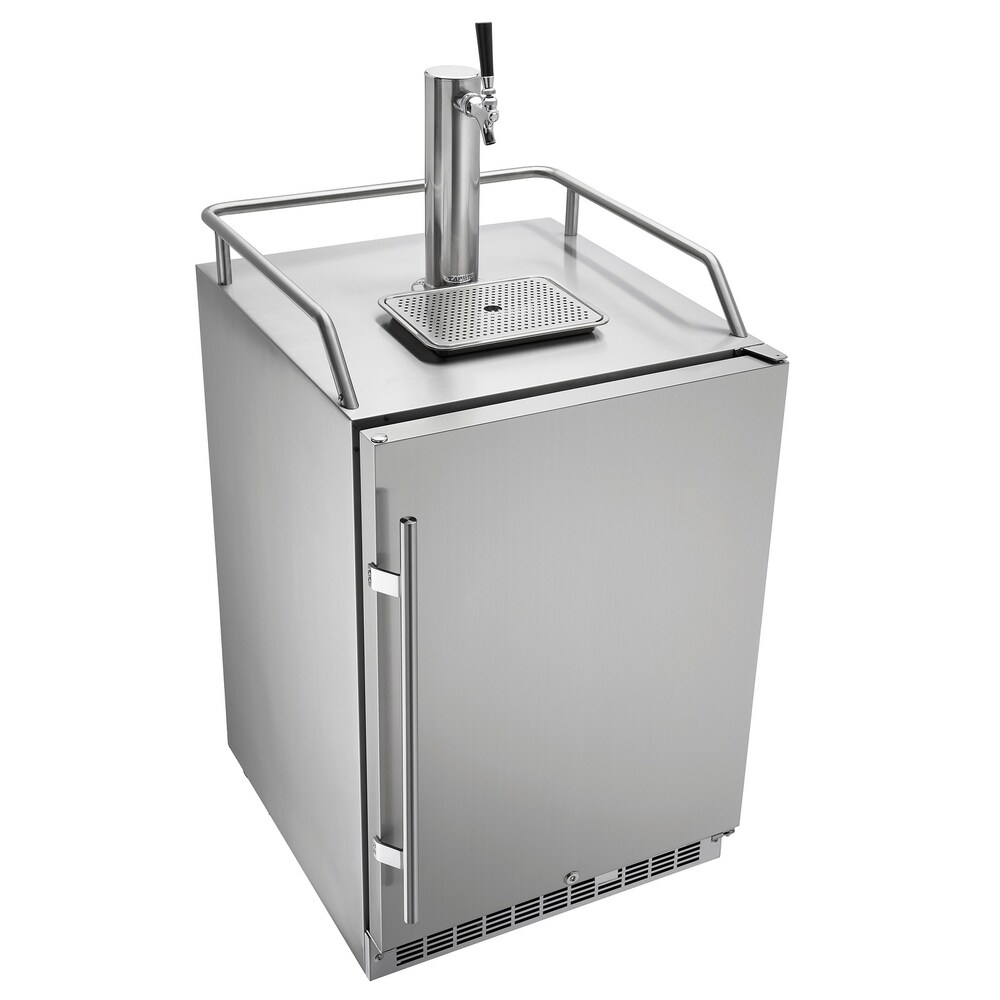 Danby Silhouette Professional 5.5 Cu. Ft. Outdoor Rated Keg Cooler in Stainless Steel