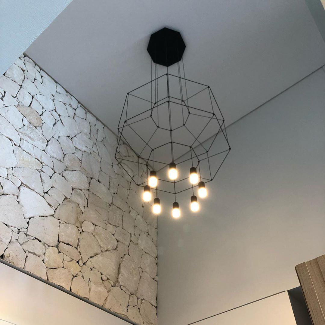 Geometric Lines Pendant Lamp