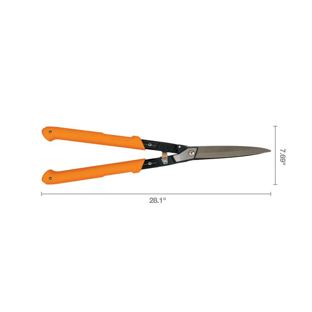 Fiskars Pro 9 in. Steel High Carbon Blades Aluminum Handled Hedge Shears 394921-1003