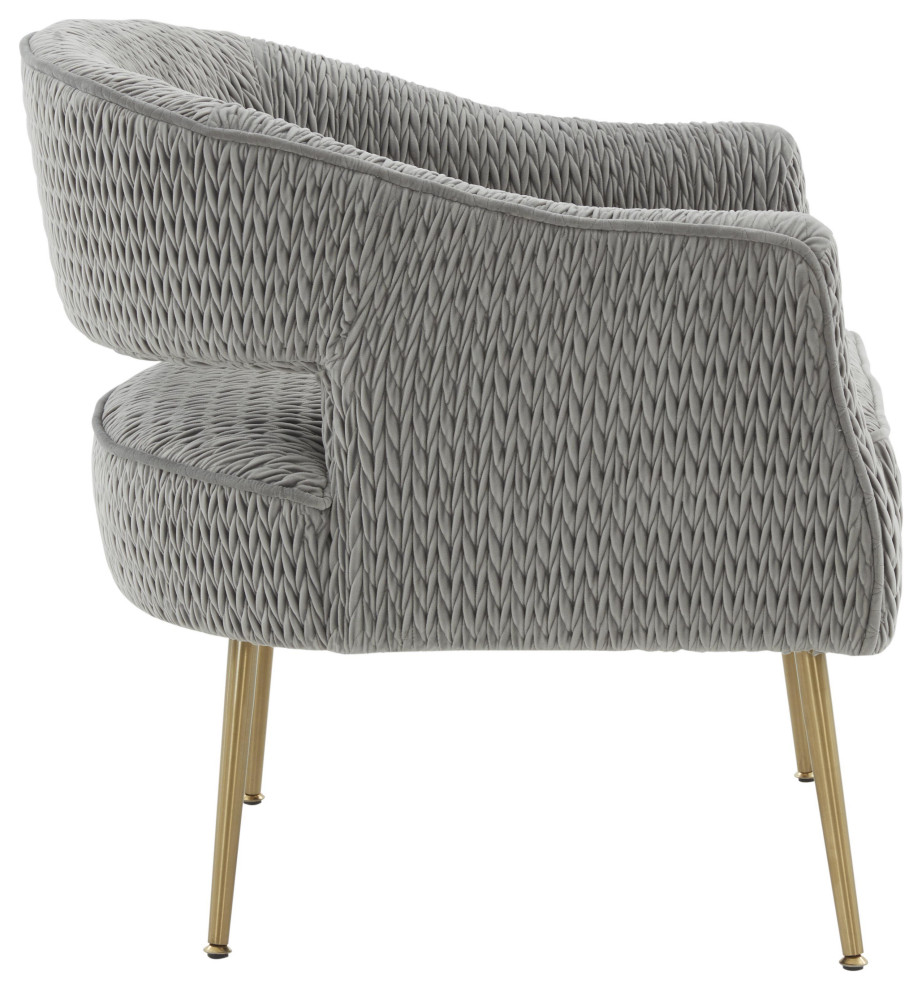 Diana Accent Chair by Inpsire Me Home Decor   Midcentury   Armchairs And Accent Chairs   by TOV Furniture  Houzz