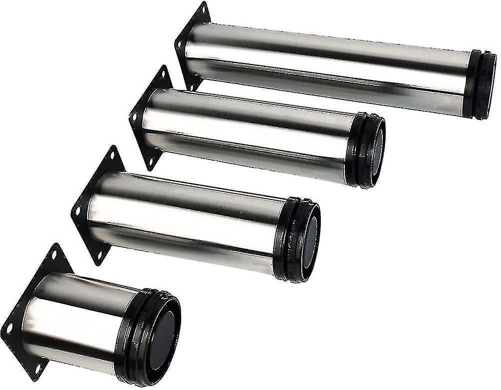 4x Stainless Steel Cabinet Legs Kitchen Feet Worktop/unit/breakfast Bar/desk