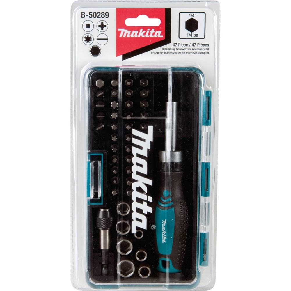 Makita 47 Pc. Ratchet and Bit Set B-50289 from Makita