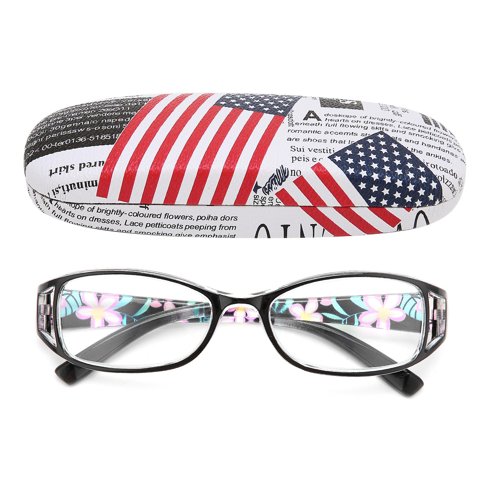 Fashionable Elderly Reading Glasses Blue Light Blocking Reading Gaming Tv Glasses+300