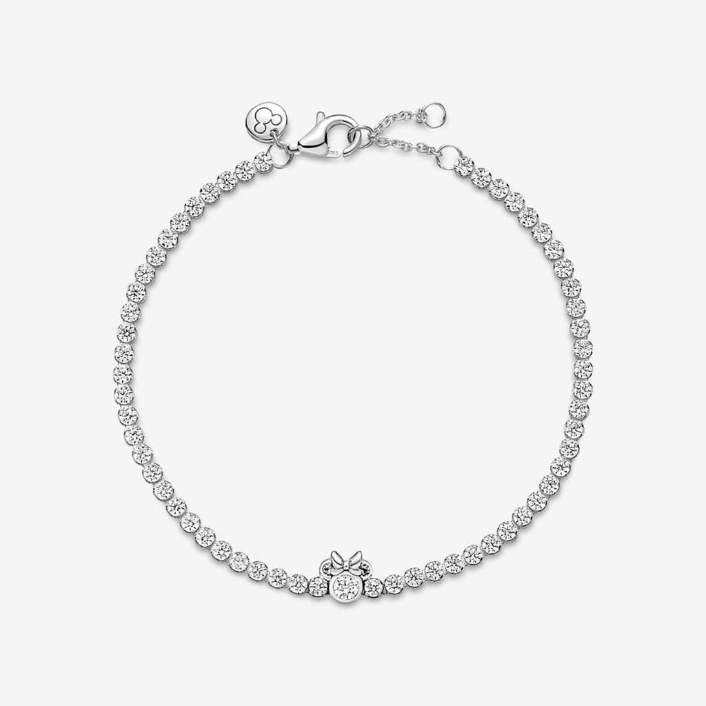 PANDORA  Disney Minnie Mouse Tennis Bracelet