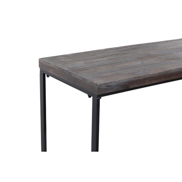 Black Pine Contemporary Console Table 33 x 52 x 18