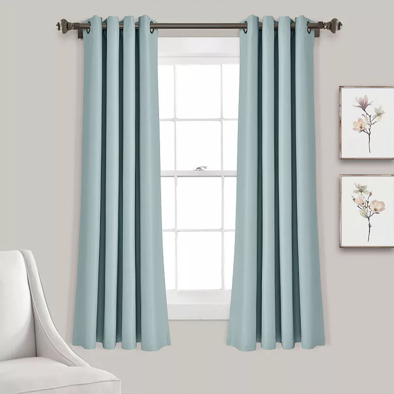 Lush Decor Insulated 100% Blackout Window Curtains Set