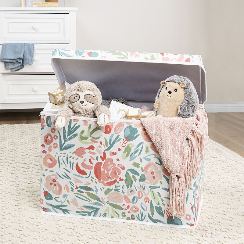 Sammy and Lou Painterly Floral Multi-Color Toy Box