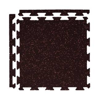 Survivor SportFloor Eco-Lock Isometric Red 24 in. x 24 in. x 0.3 in. Rubber GymWeight Room Flooring Tiles (25.7 sq. ft.) (6-Pack) 01040805096