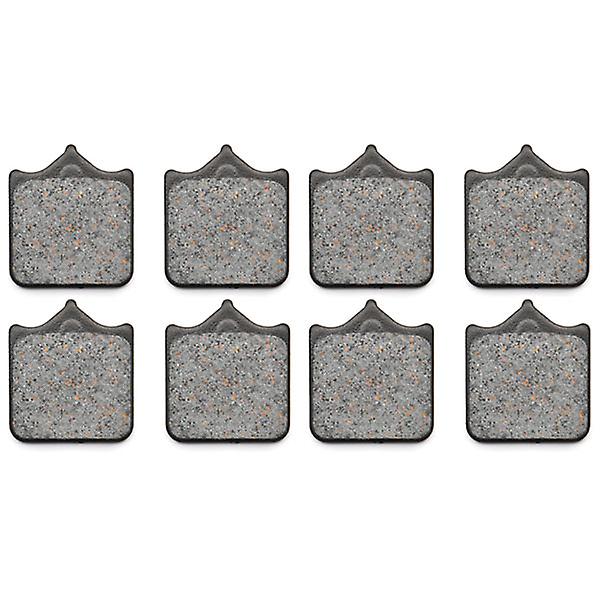 Front Brake Pads Compatible with 2006 Ducati S4RS Monster (998cc) (Radial 4 pad caliper) - Non-Metallic Organic NAO Brake Pads Set