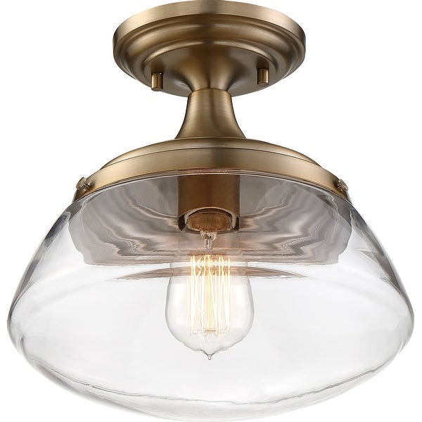 Nuvo Lighting 60/6797 Kew 10 Wide Semi-Flush Bowl Ceiling Fixture