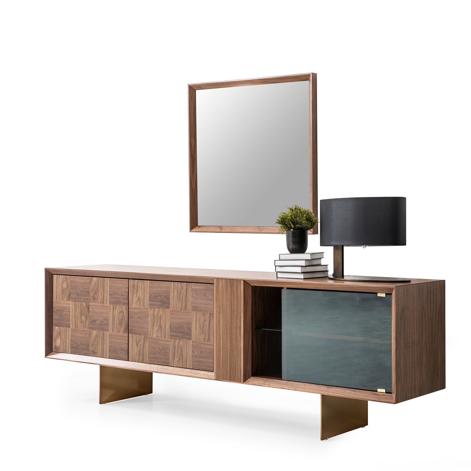 Heritage Side Board + Mirror  Herit008-Sideboard