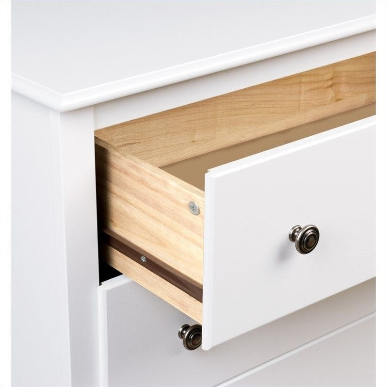 Kingfisher Lane 2 Drawer Nightstand in White