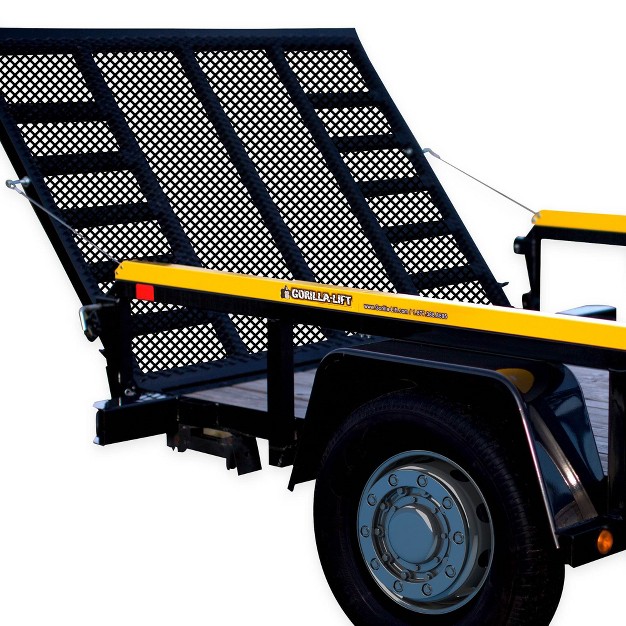 Genuine Gorilla Lift 2 Sided Tailgate Utility Trailer Gate amp Ramp Lift Assist System W one handed Operation Adjustable Lifting Force amp 300lb Capacity