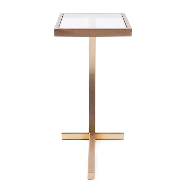 Dark Brushed Brass Side Table