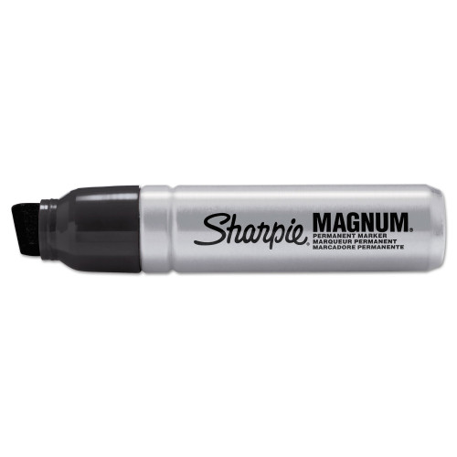 Sharpie Magnum Permanent Marker， Broad Chisel Tip， Black (44001)