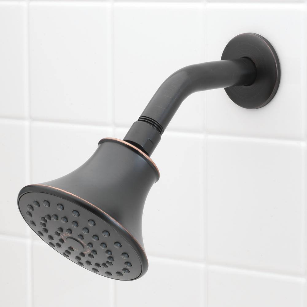 Glacier Bay 6 in. Shower Arm and Flange in Oil Rubbed Bronze 3075-503