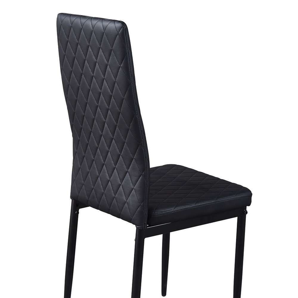 Dining Chair Fireproof Leather Restaurant Conference Chair