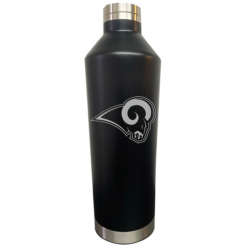 Black Los Angeles Rams 26oz. Primary Logo Water Bottle