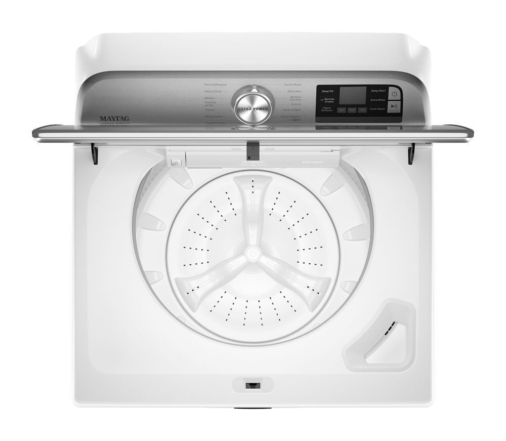 Maytag MVW7232HW Smart Capable Top Load Washer With Extra Power Button - 5.3 Cu. Ft.