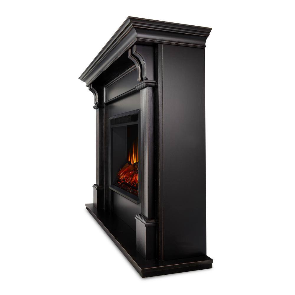 Real Flame Ashley 48 in. Electric Fireplace in Blackwash 7100E-BW