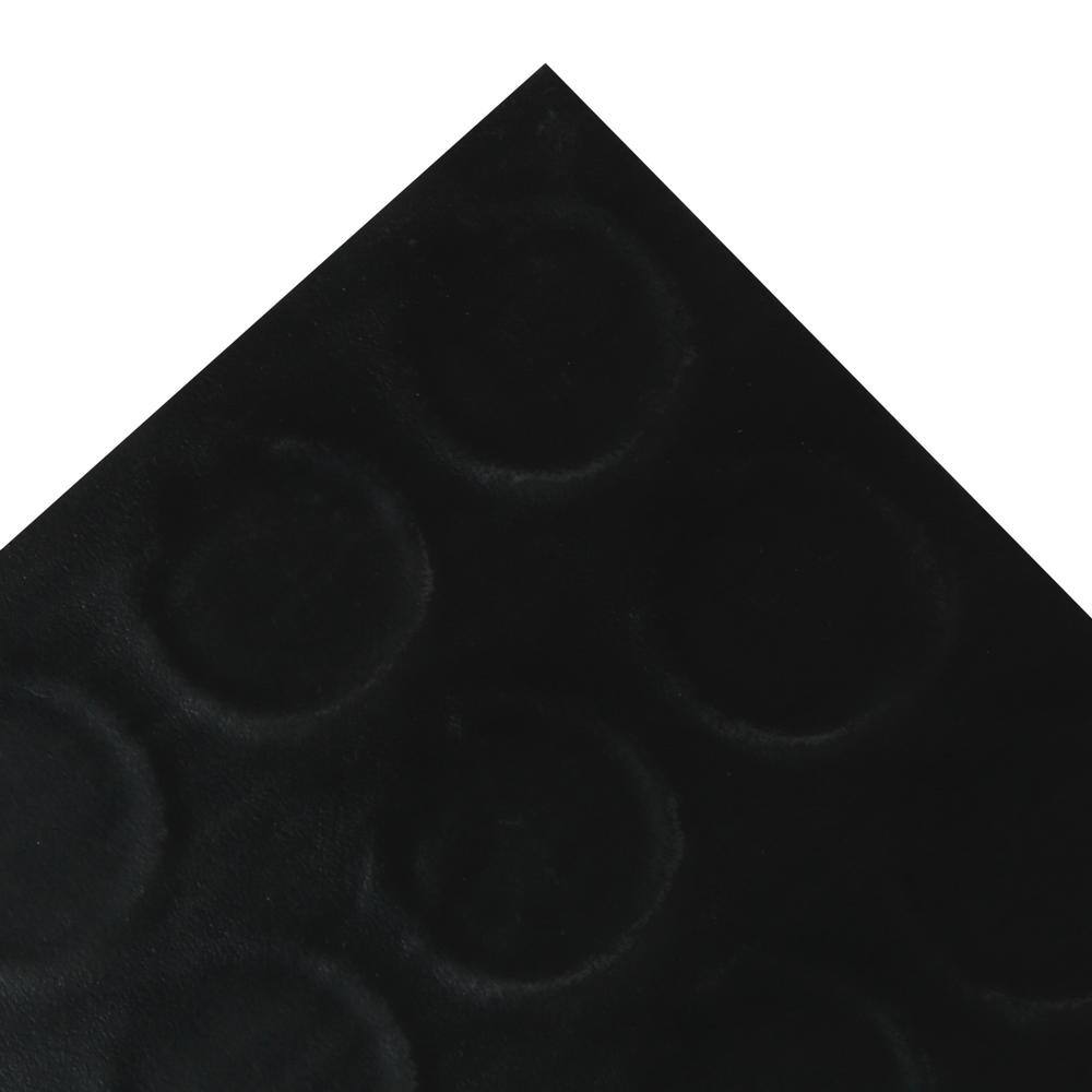 G-Floor Coin 7.5 ft. x 17 ft. Midnight Black Commercial Grade Vinyl Garage Flooring Cover and Protector GF75CN717MB