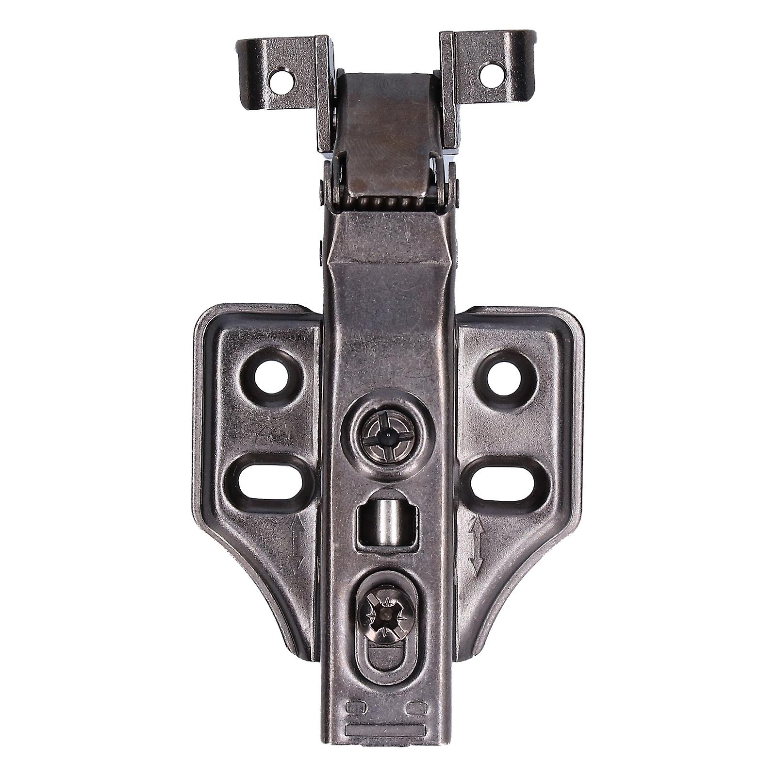 2sets Cabinet Hinges Thick Structure Design Silent Durability Firmness Install Easily 105 Straight Arm Hinge For Home