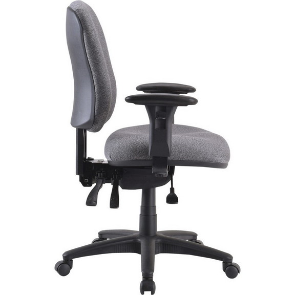 Lorell Accord Mid Back Task Chair  Polyester Gray ...