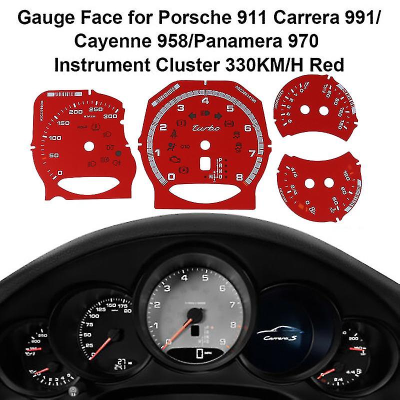 Gauge Face Dial Facelift For 971 718 Paramera 911 991 Dash Cluster Overlay