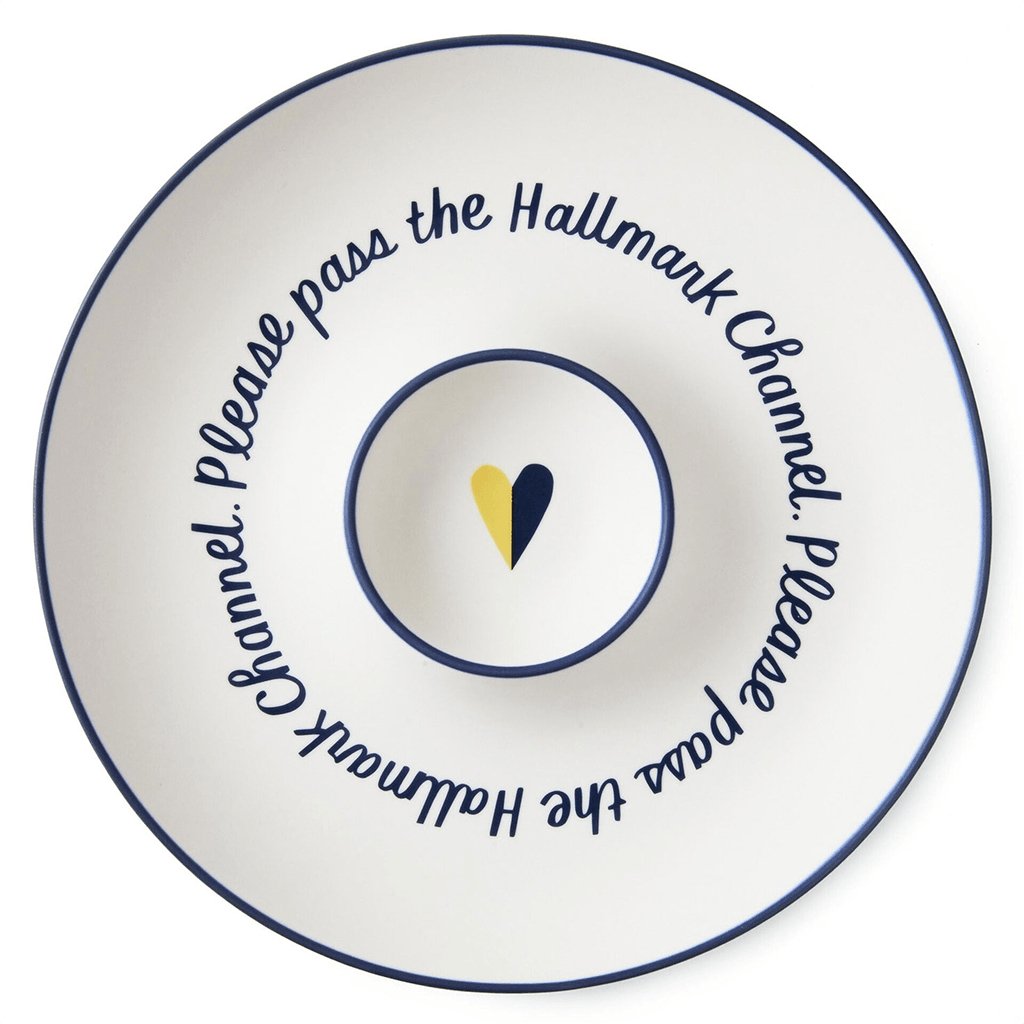 Hallmark  Hallmark Channel Chip and Dip Plate