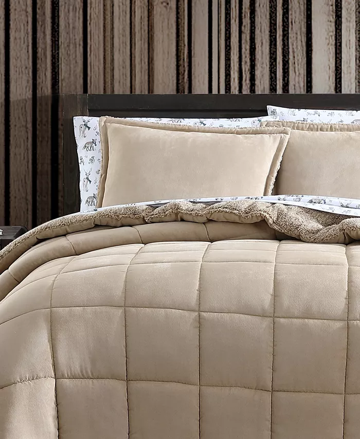 Eddie Bauer Sherwood Micro-Suede Comforter Set， Twin