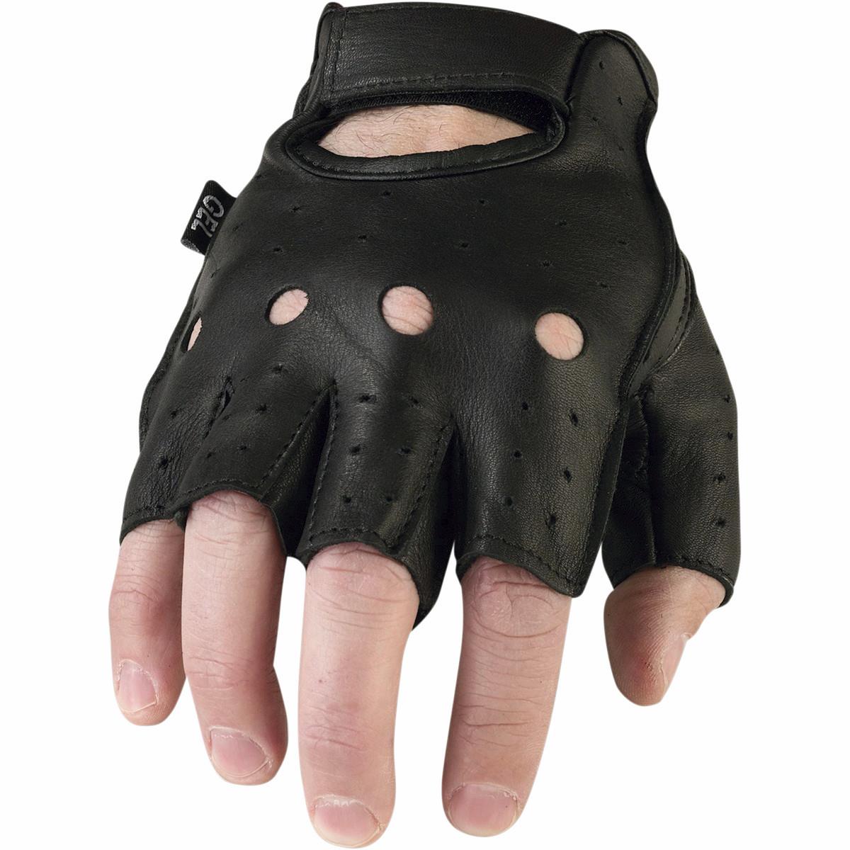 Z1R 243 Half Gloves (Large, Black)