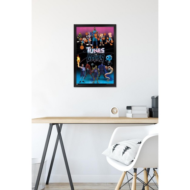 Trends International Space Jam A New Legacy Group Framed Wall Poster Prints