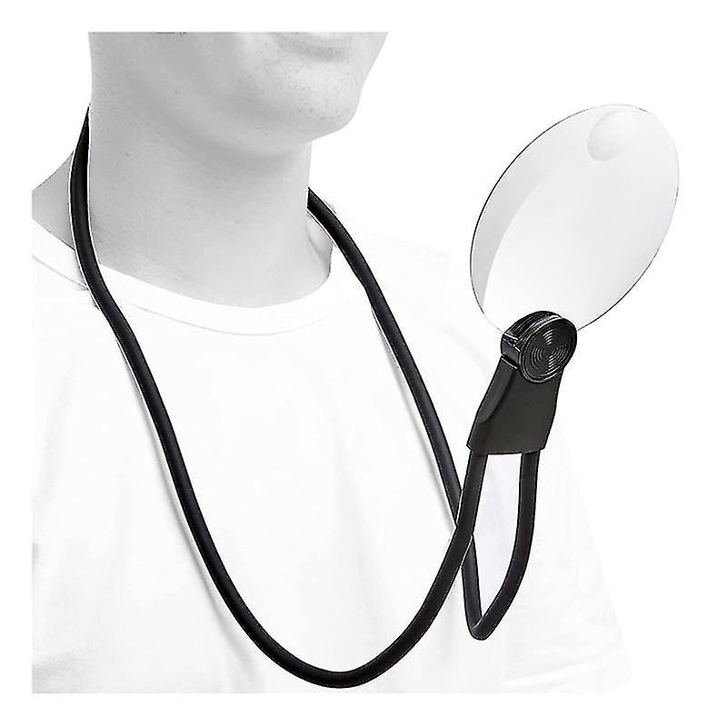 Magnifying Glass For Reading，hands Neck Wear Magnifying Glass ，handheld Loupe For ， Readin