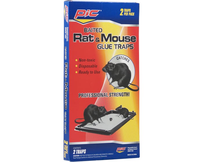 Pic Mouse  Rat Glue Trap 2 Pack - GT-2