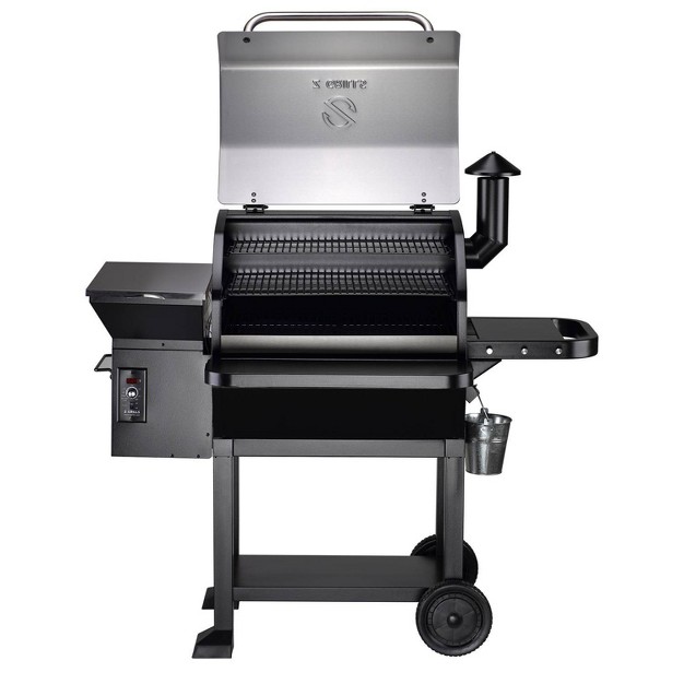 Zpg 10002b2e Wood Pellet Grill Bbq Smoker Digital Control With Cover Silver Z Grills