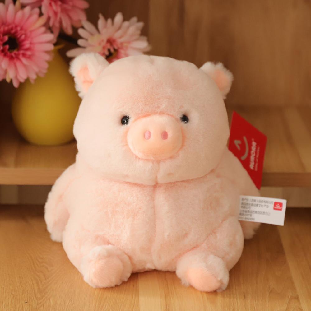 Chubby Pig Plush Pink Piggy Toy Soft Piglet Stuffed Animals Fat Pig Plushie Cute Piggy Plush Dolls Gifts Easter Xmas，9inch