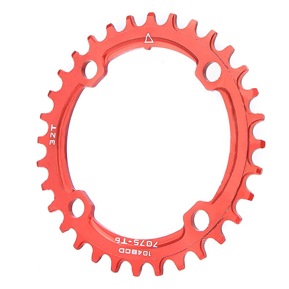 104bcd Bike Narrow Wide Round Chainring Repair Chain Ring For Mountain Bicycle32t