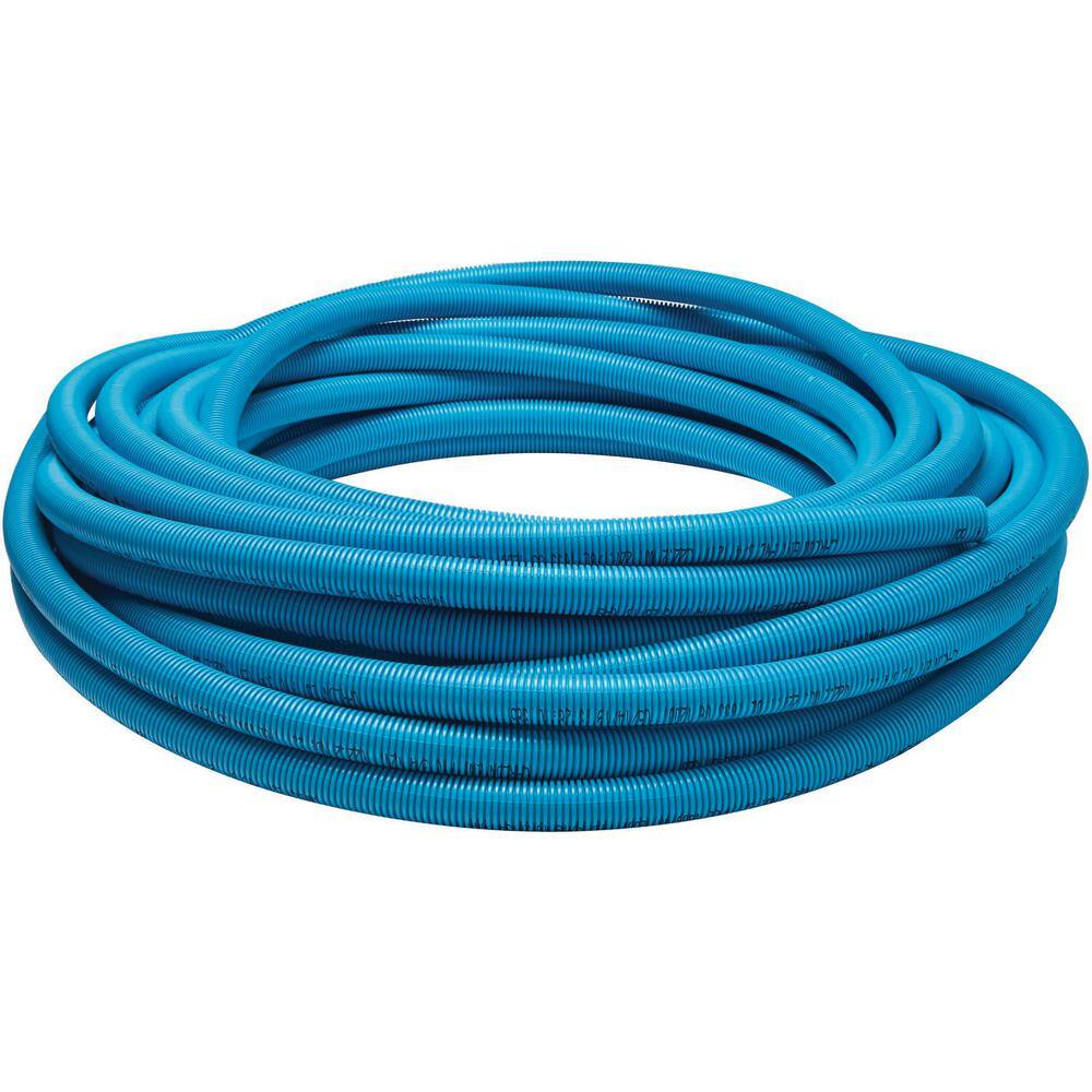 Carlon 34 in. x 100 ft. Electrical Nonmetallic Tubing Conduit Coil Blue 12007-100