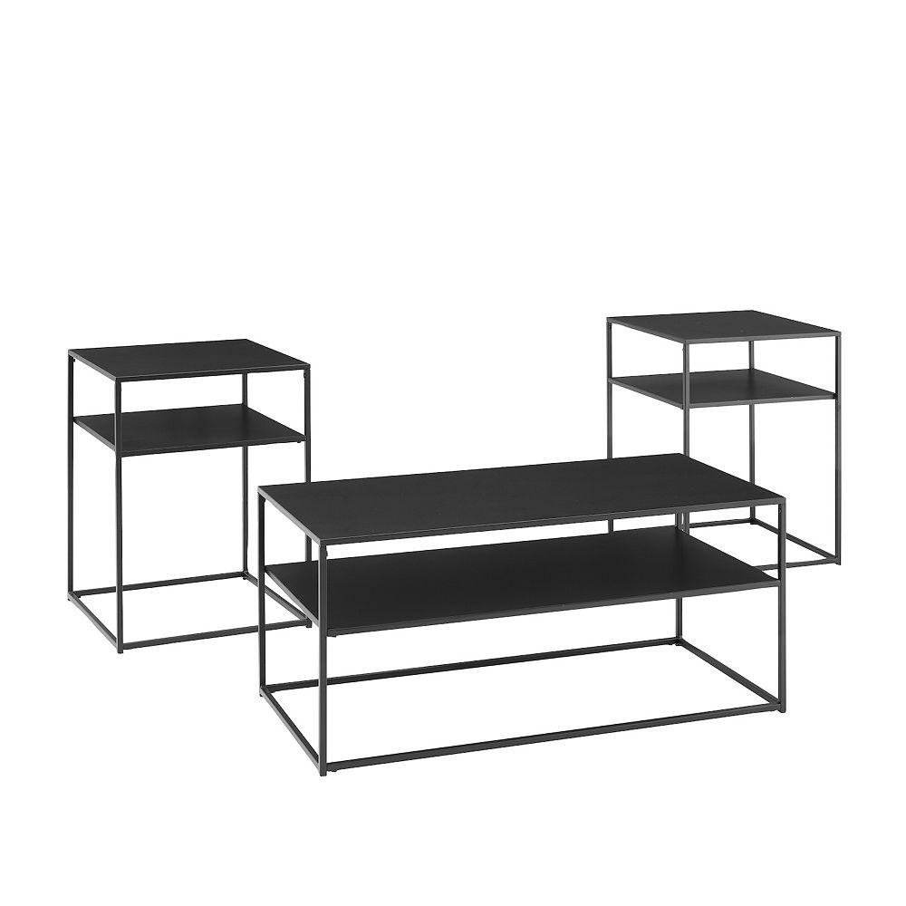 Crosley Braxton Coffee Table and End Table 3-piece Set