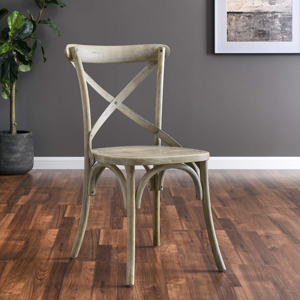 Gear Dining Side Chair   Farmhouse   Dining Chairs   by Modway  Houzz