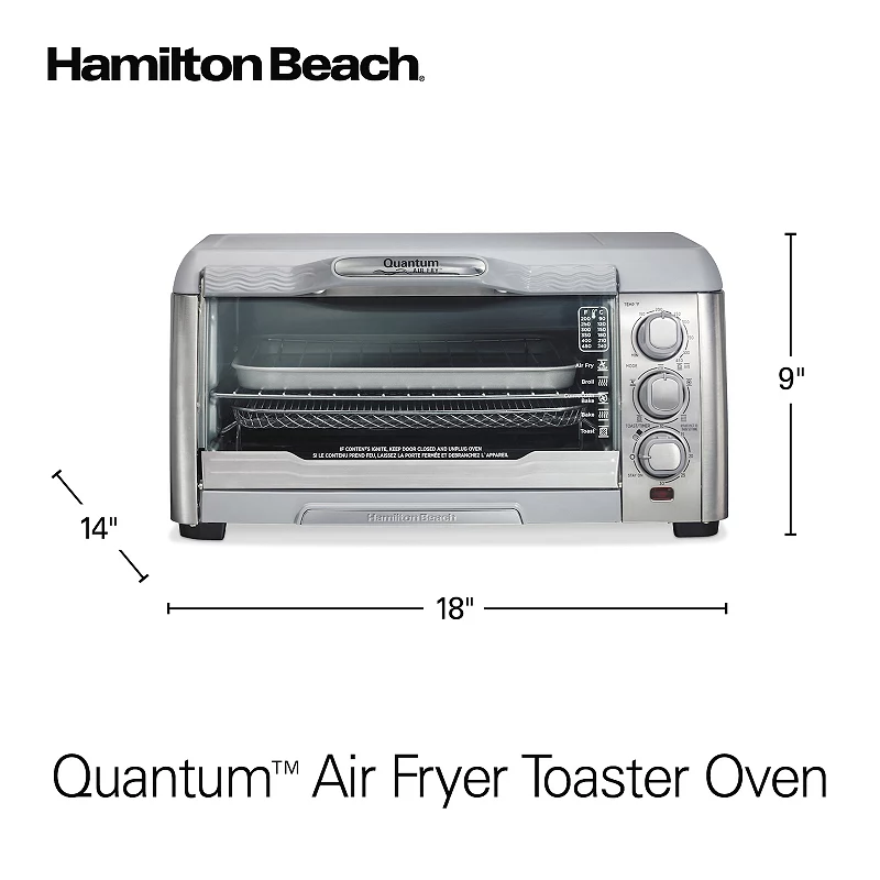 Hamilton Beach Quantum 6-Slice Air Fry Oven