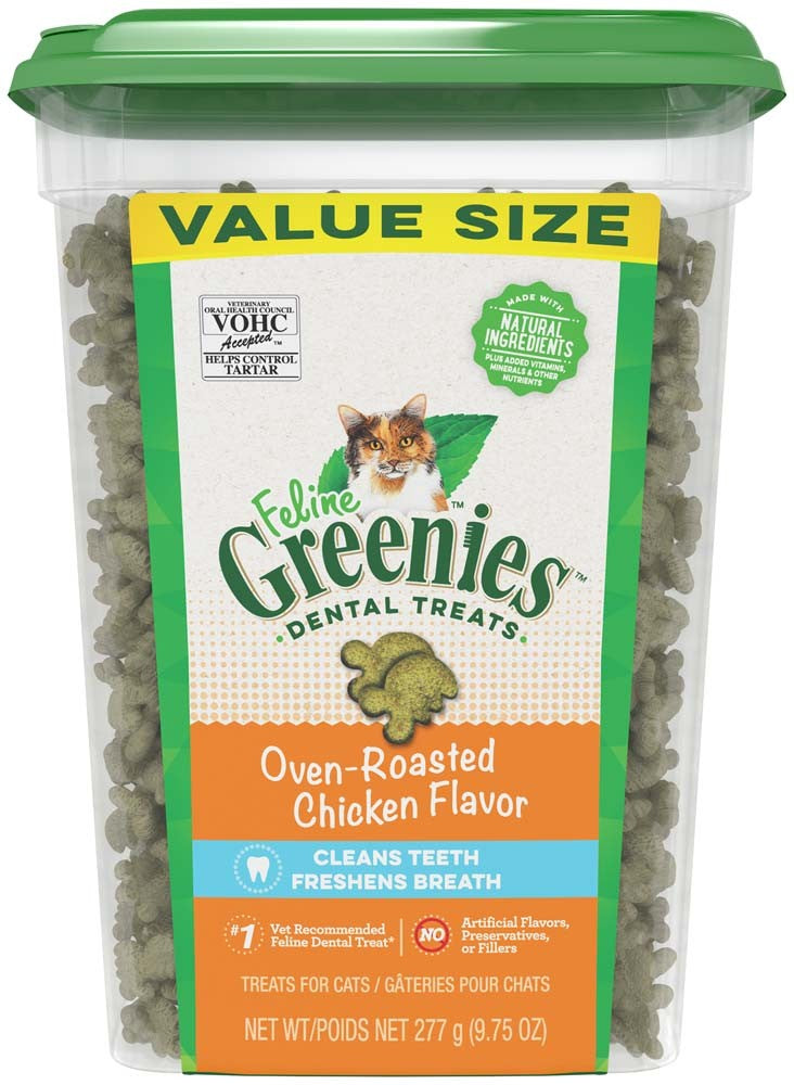 Greenies Oven Roasted Chicken Dental Cat Treats