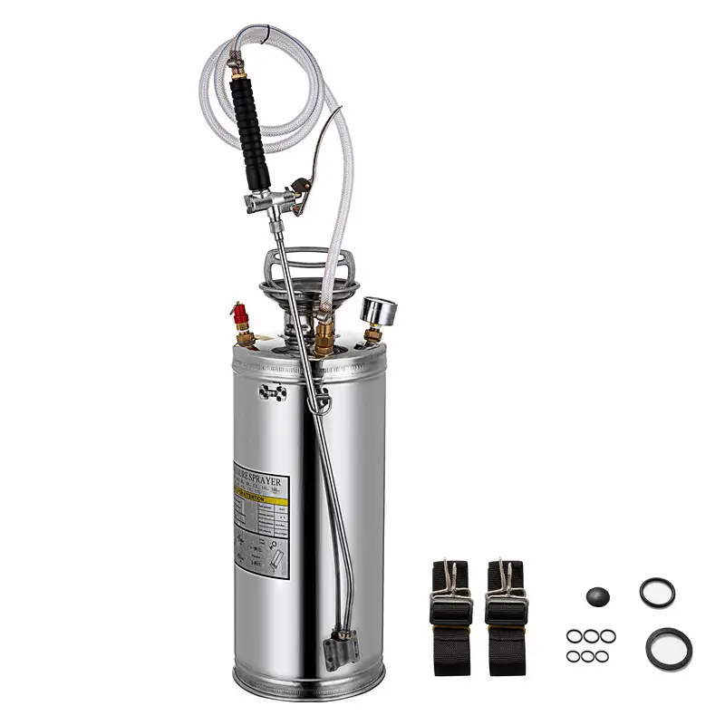 High Pressure Plastic Stainless Steel Sprayer Pump Bottle Knapsack Spray For Garden