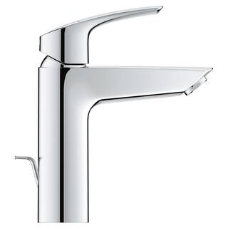 GROHE Eurosmart Single Handle Single Hole Medium Bathroom Faucet in StarLight Chrome 23990003