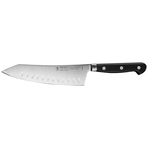 Henckels Classic Precision 7 inch Hollow Edge Rocking Santoku Knife