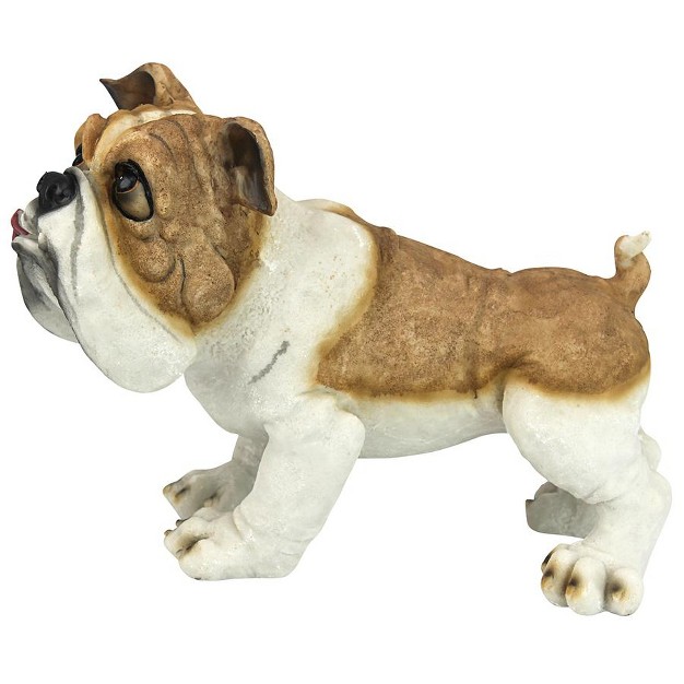 Design Toscano Winston The British Bulldog Statue Multicolored