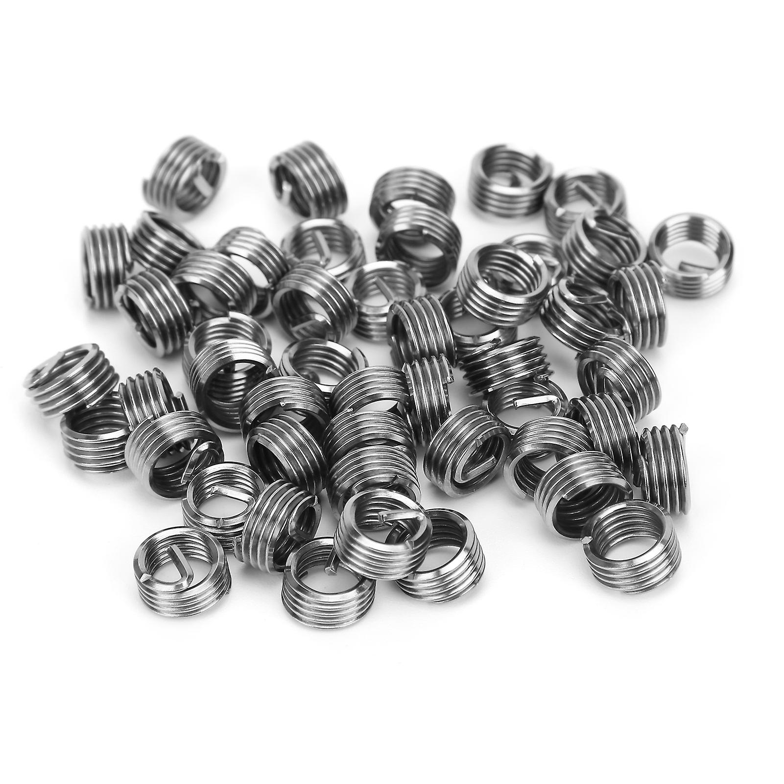 50pcs Thread Repair Inserts Steel Wire Protection Sleeve Hardware Accessories M8 X 1.251d