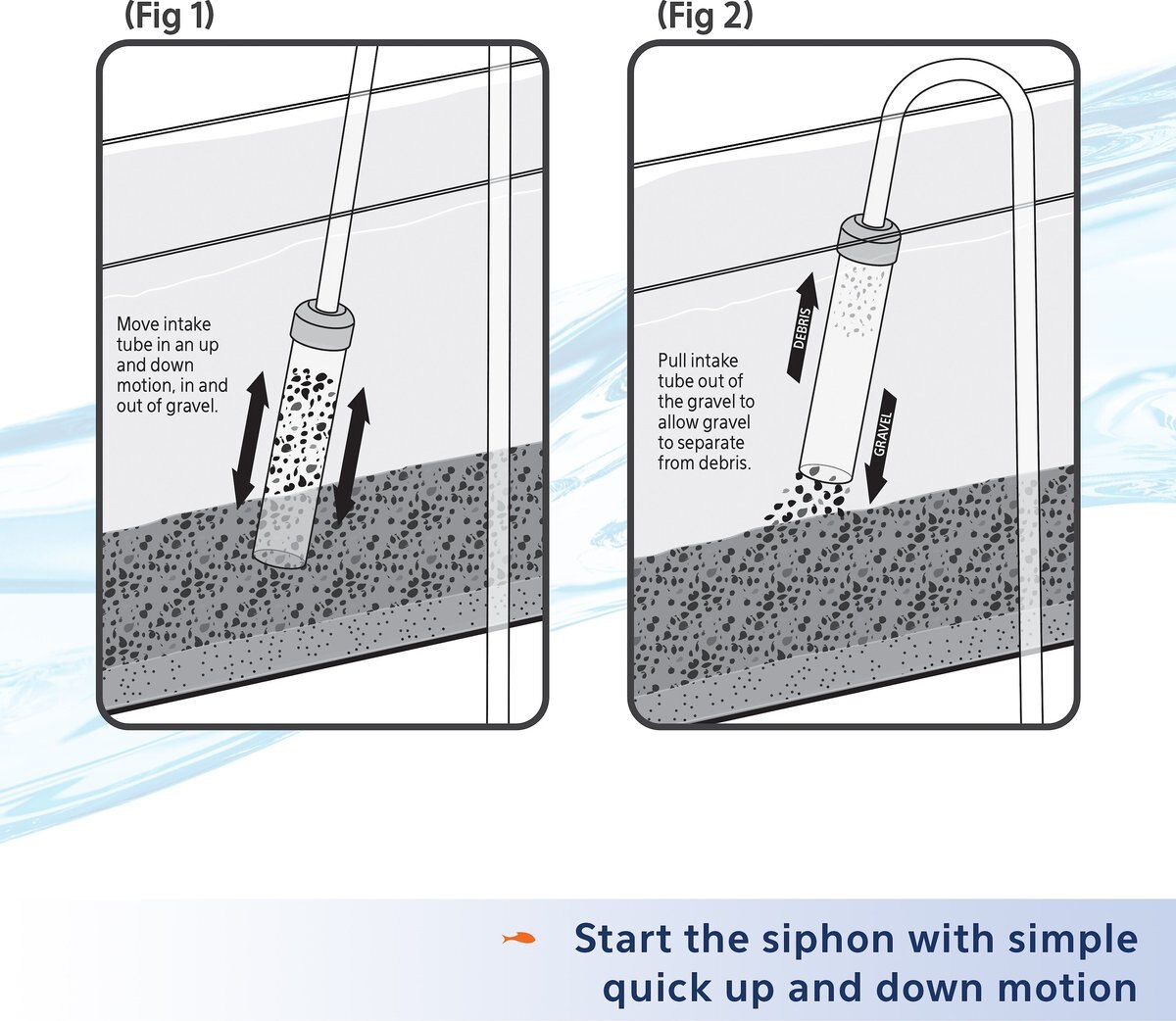 Aqueon Siphon Vacuum Aquarium Gravel Cleaner