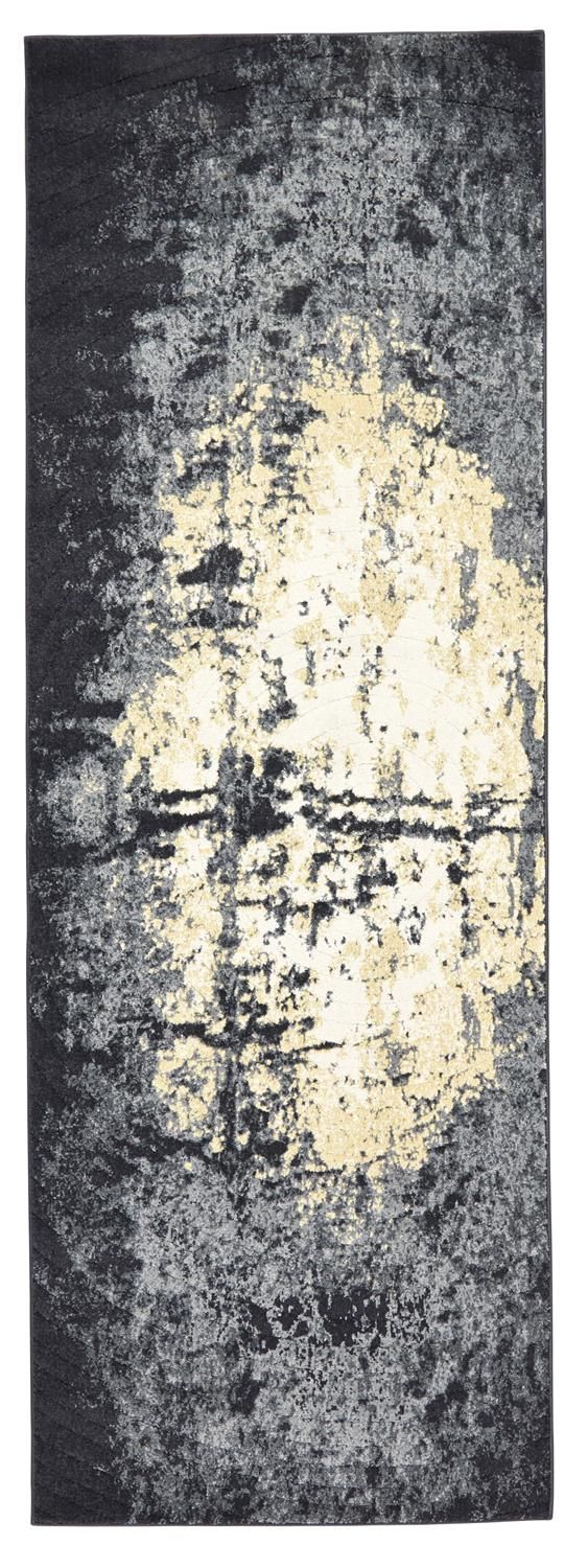 Milania Gray and Gold Rug by BD Fine