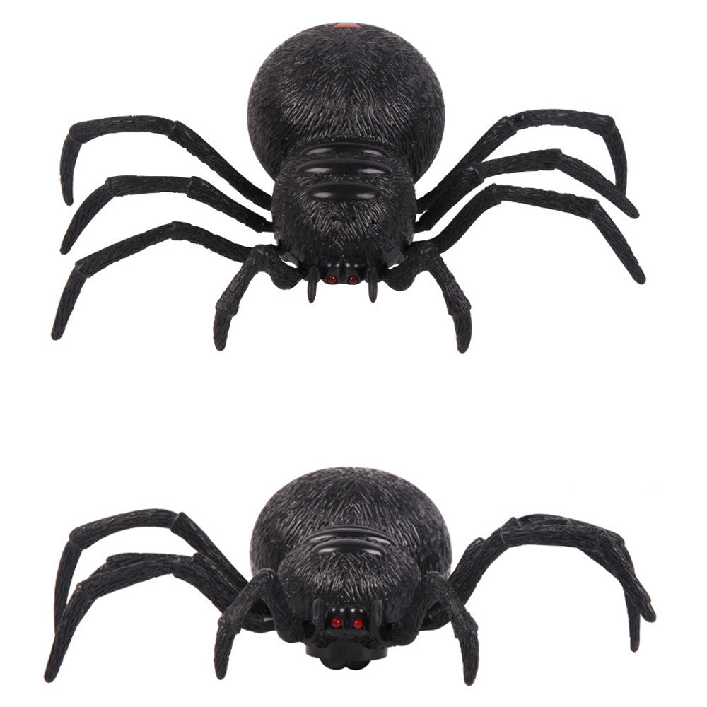 New Year's Deals!Remote Control Spider Scary Wolf Spider Robot Realistic Novelty Prank Toys Gifts on Clearance